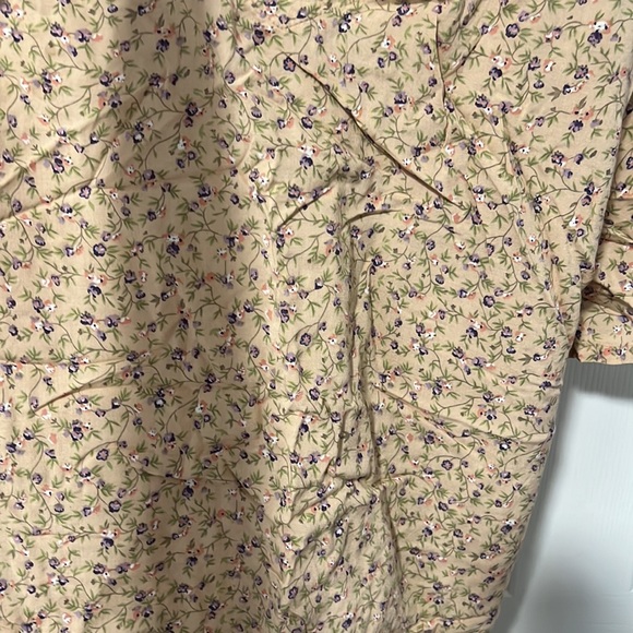 Vintage Croft & borrow petite floral 2 piece pant set, fit like a medium - Picture 5 of 5